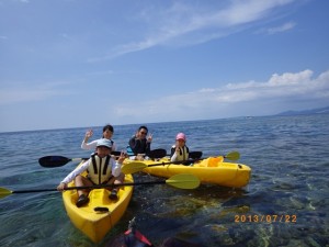 ちゅら海シーカヤック♪