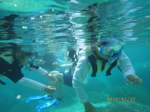 熱帯魚とシュノーケリング_沖縄