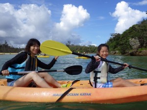 親子で合わせてカヤッキング～