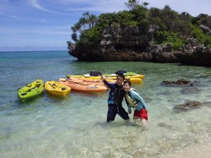 沖縄ちゅら海　ラブラブ　カヤックツアー