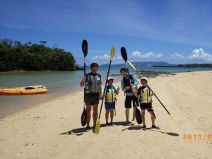 親子で楽しむカヤックツアー♪