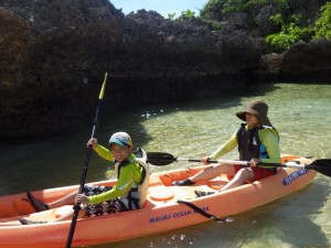 子供も楽しいカヤックツアー