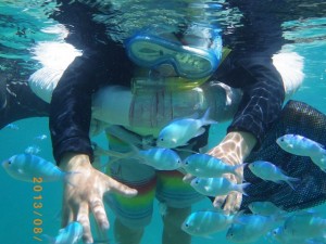 4歳児のシュノーケリング～♪