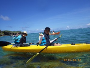 親子でカヤック☆