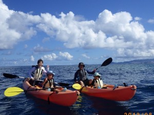 親子でカヤック！
