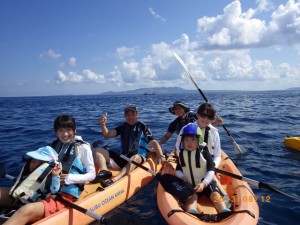 オチビちゃんは3人乗りで！