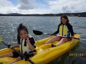 ママと一緒にがんばったね！