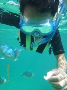 初めてのシュノーケリング