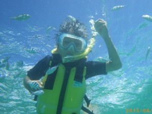 シュノーケリング♪