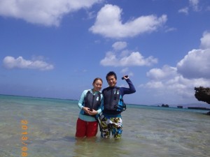 ナマコを持って～