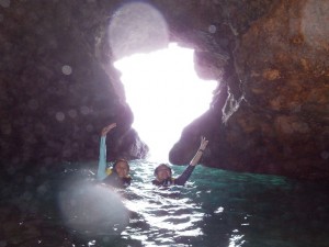 プチ青の洞窟♪