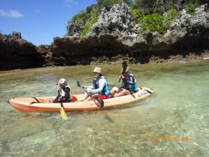 親子でカヤック♪