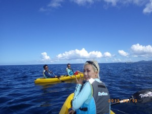 外洋までカヤッキング～