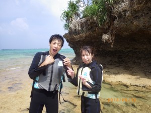 干潟でナマコ♪