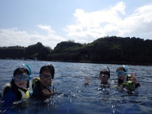 こんな遠くまで泳ぎます！