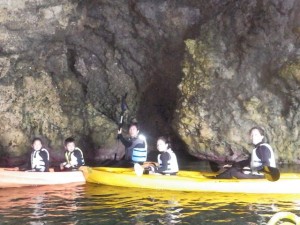 5人家族でカヤック