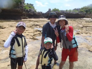 干潟も楽しい沖縄の海♪