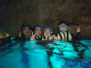 初めての青の洞窟シュノーケリング☆