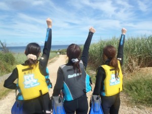 沖縄サンゴの海へGO！