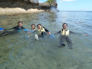 たっぷりシュノーケリング