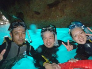 青の洞窟＿沖縄